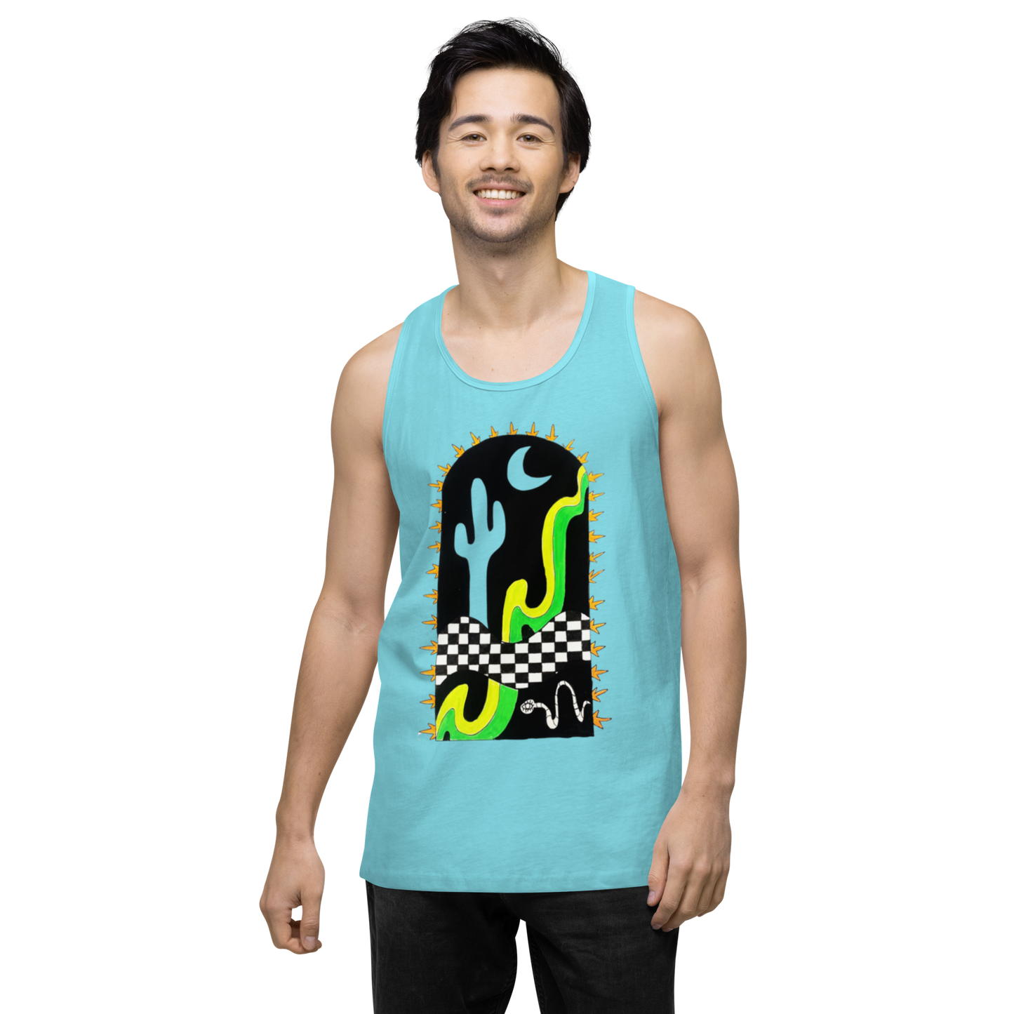 Saguaro Unisex premium tank top