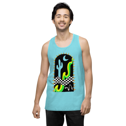 Saguaro Unisex premium tank top